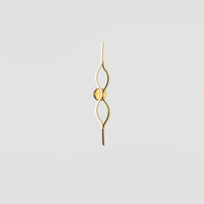 Twist Brass Wall Light - Modern LED Indoor Lighting