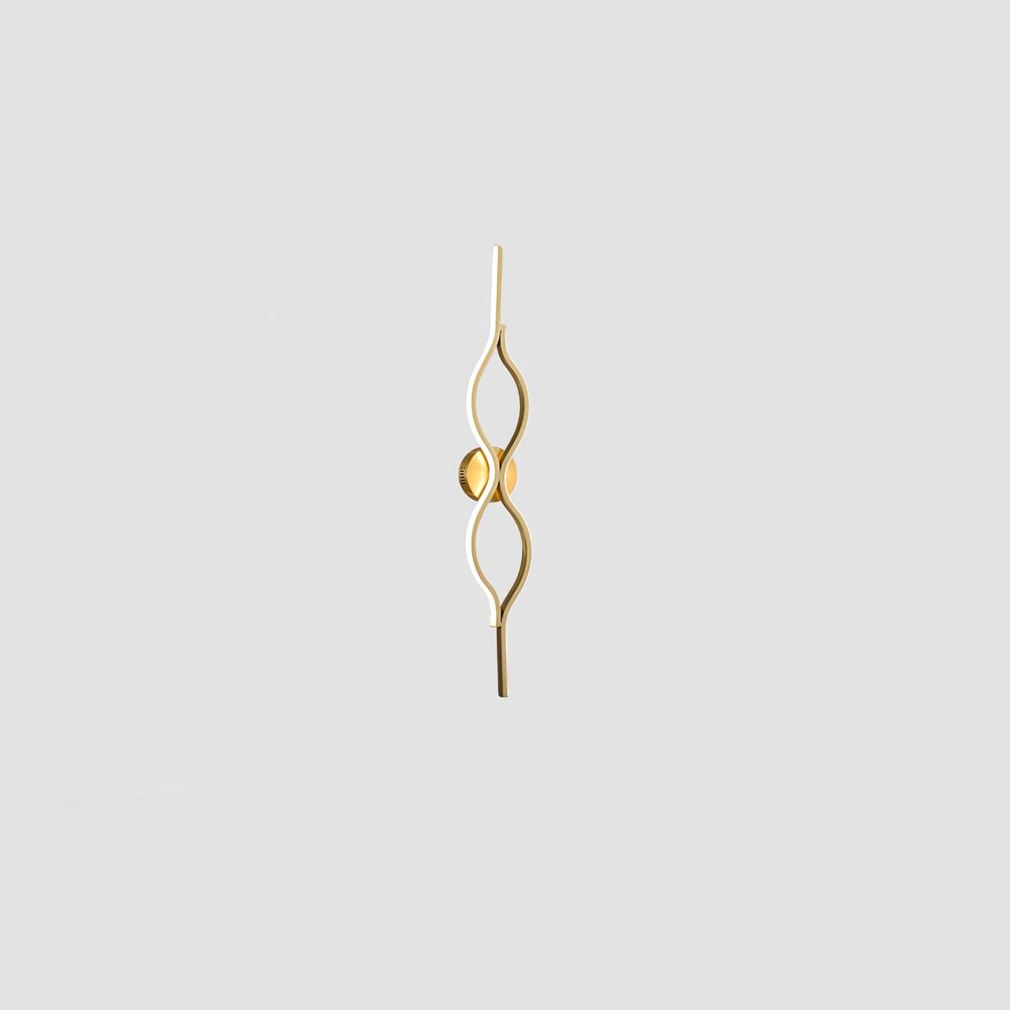Twist Brass Wall Light - Modern LED Indoor Lighting