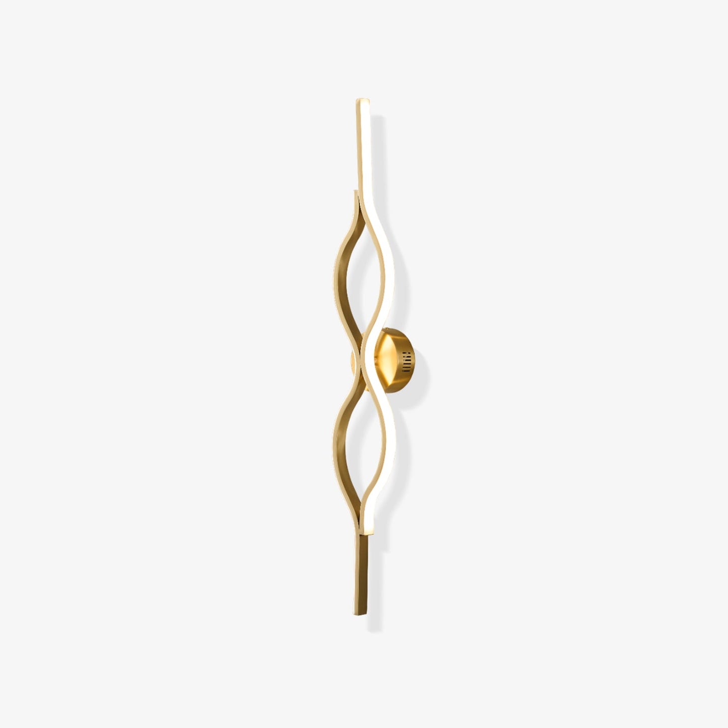 Twist Brass Wall Light - Modern LED Indoor Lighting