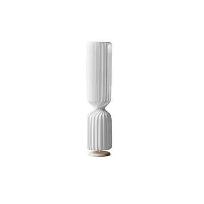 Twist Floor Lamp with Integrated LED - Modern White Design