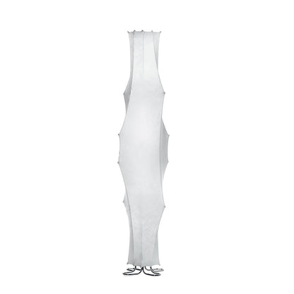 Twist Silk Floor Lamp with LED Shade for Modern Living