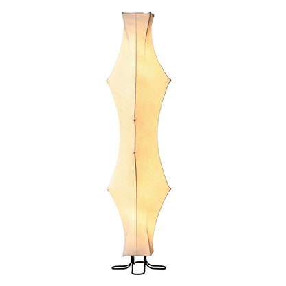 Twist Silk Floor Lamp with LED Shade for Modern Living