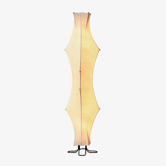 Twist Silk Floor Lamp with LED Shade for Modern Living