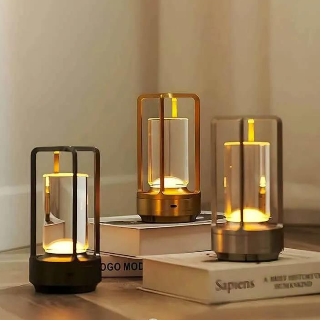 CrystalGlow Rechargeable Lantern - Luxury Indoor & Outdoor Lighting