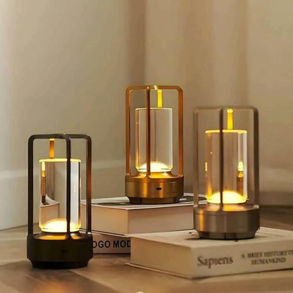 CrystalGlow Rechargeable Lantern - Luxury Indoor & Outdoor Lighting