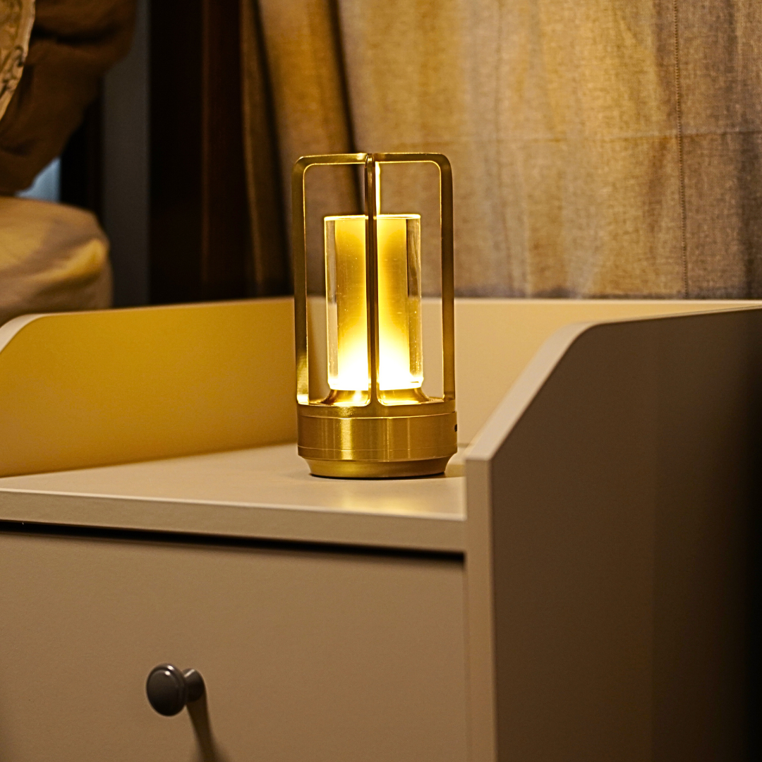 CrystalGlow Rechargeable Lantern - Luxury Indoor & Outdoor Lighting