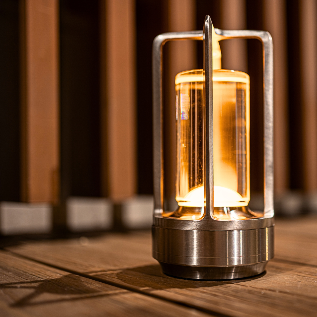 CrystalGlow Rechargeable Lantern - Luxury Indoor & Outdoor Lighting