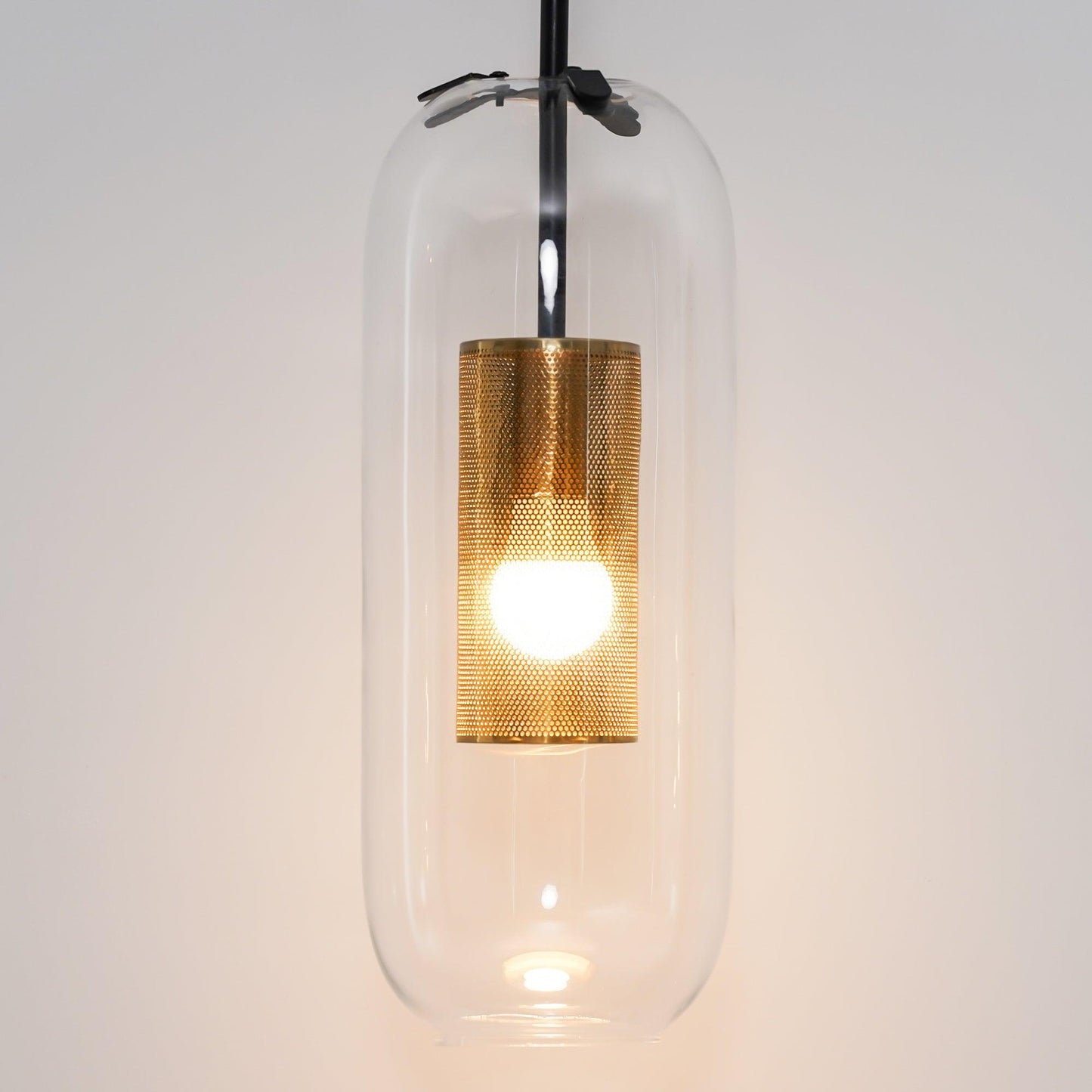 Vadim Wall Lamp, LED Indoor Light, Black & Gold Finish