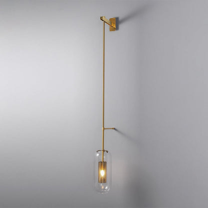 Vadim Wall Lamp, LED Indoor Light, Black & Gold Finish