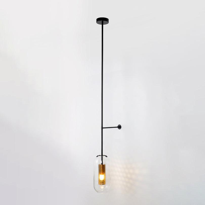 Vadim Wall Lamp, LED Indoor Light, Black & Gold Finish