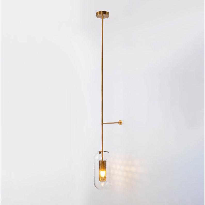 Vadim Wall Lamp, LED Indoor Light, Black & Gold Finish