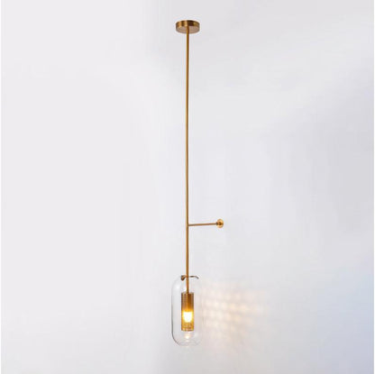 Vadim Wall Lamp, LED Indoor Light, Black & Gold Finish
