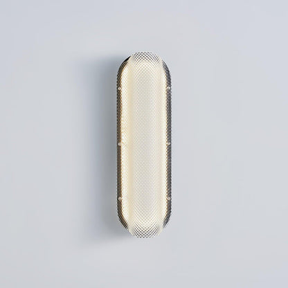 Vale Wall Lamp - LED Indoor Wall Light, Black & Clear Finish