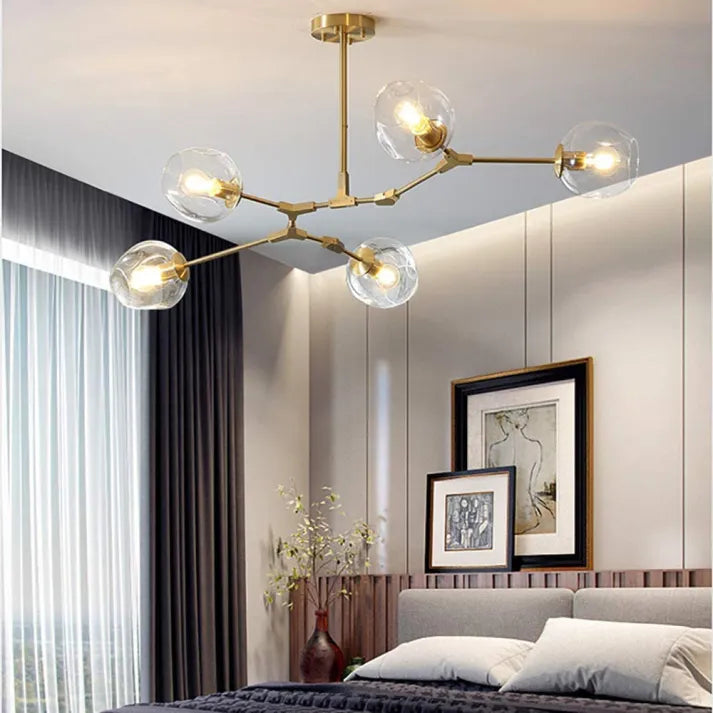 Bifurcation Bubble Glass Sputnik Chandelier - Modern Pendant