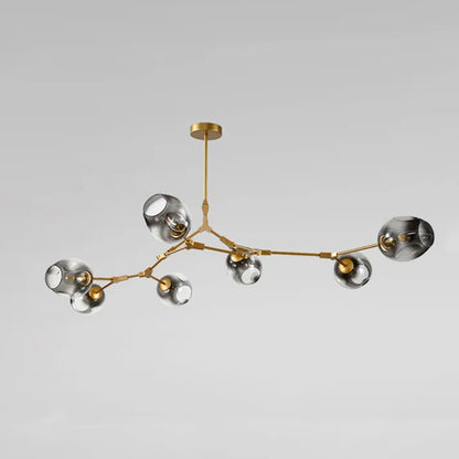 Bifurcation Bubble Glass Sputnik Chandelier - Modern Pendant
