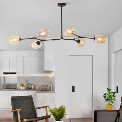Bifurcation Bubble Glass Sputnik Chandelier - Modern Pendant