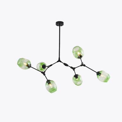 Bifurcation Bubble Glass Sputnik Chandelier - Modern Pendant