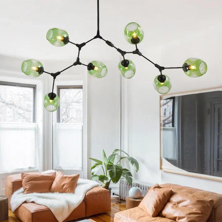 Bifurcation Bubble Glass Sputnik Chandelier - Modern Pendant