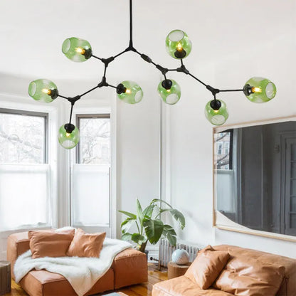 Bifurcation Bubble Glass Sputnik Chandelier - Modern Pendant