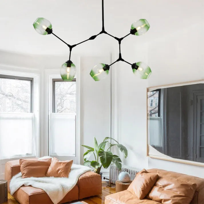 Bifurcation Bubble Glass Sputnik Chandelier - Modern Pendant