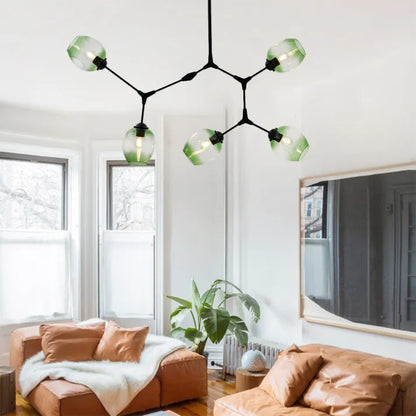 Bifurcation Bubble Glass Sputnik Chandelier - Modern Pendant