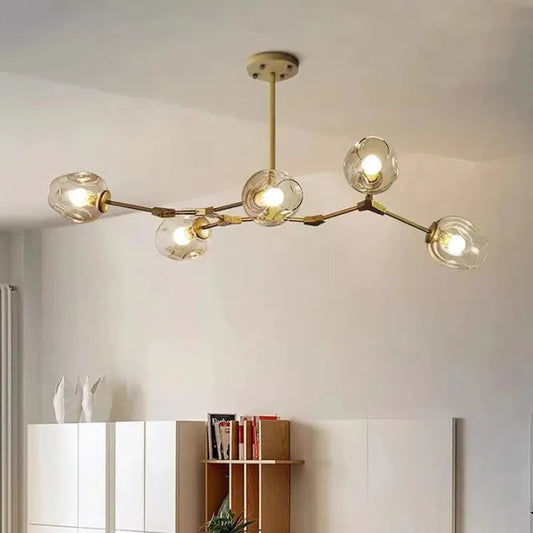 Bifurcation Bubble Glass Sputnik Chandelier - Modern Pendant
