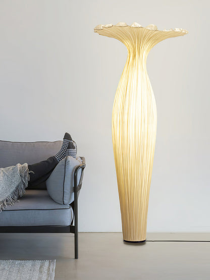 Vase Fabric Floor Lamp with Integrated LED - Indoor Use