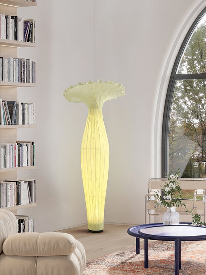 Vase Fabric Floor Lamp with Integrated LED - Indoor Use