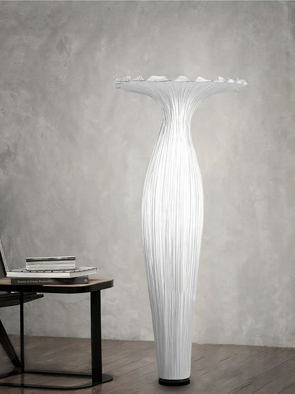 Vase Fabric Floor Lamp with Integrated LED - Indoor Use