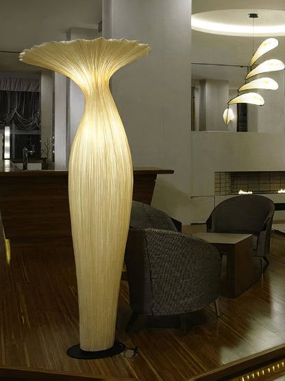 Vase Fabric Floor Lamp with Integrated LED - Indoor Use