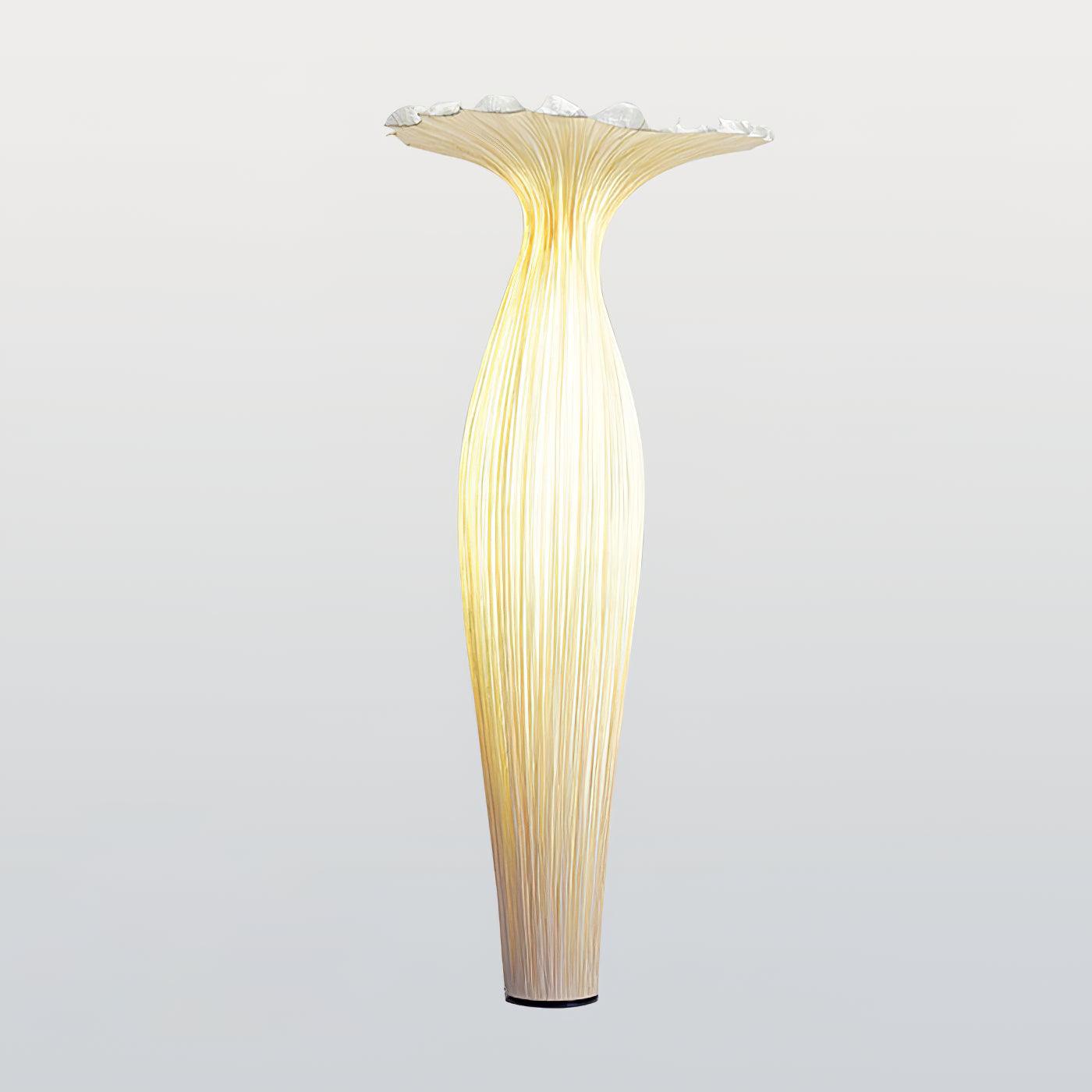 Vase Fabric Floor Lamp with Integrated LED - Indoor Use