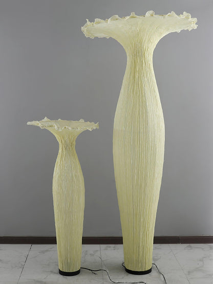 Vase Fabric Floor Lamp with Integrated LED - Indoor Use