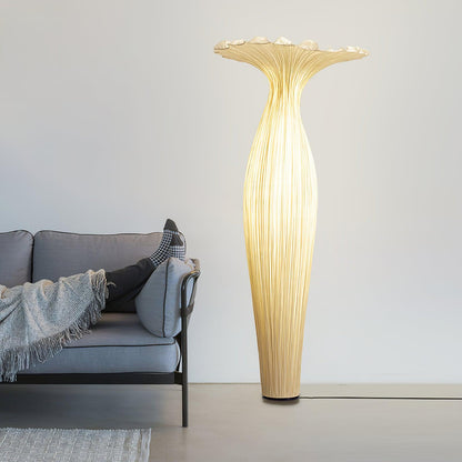Vase Fabric Floor Lamp with Integrated LED - Indoor Use