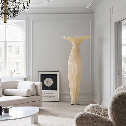 Vase Fabric Floor Lamp with Integrated LED - Indoor Use