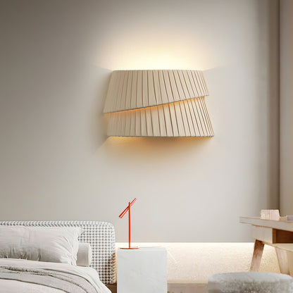 Vela Twist Wall Lamp - LED Indoor Lighting - Beige Design
