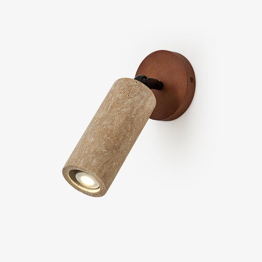 Versa Stone Adjustable Wall Light - LED Travertine Design