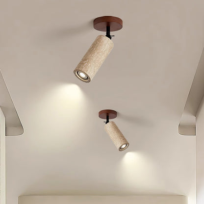 Versa Stone Adjustable Wall Light - LED Travertine Design