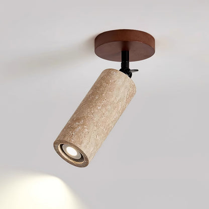 Versa Stone Adjustable Wall Light - LED Travertine Design