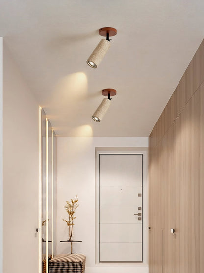 Versa Stone Adjustable Wall Light - LED Travertine Design