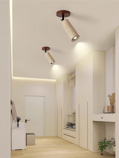 Versa Stone Adjustable Wall Light - LED Travertine Design
