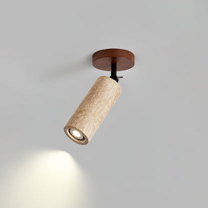 Versa Stone Adjustable Wall Light - LED Travertine Design