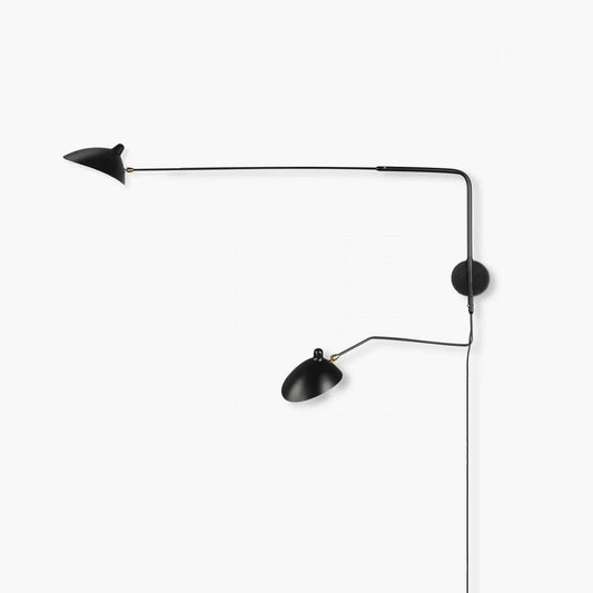 Versatile Arm Wall Sconce with LED Light - Adjustable Design