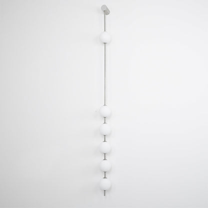 Vertical Balls Wall Lamp - LED Brass Sconce for Indoor Use