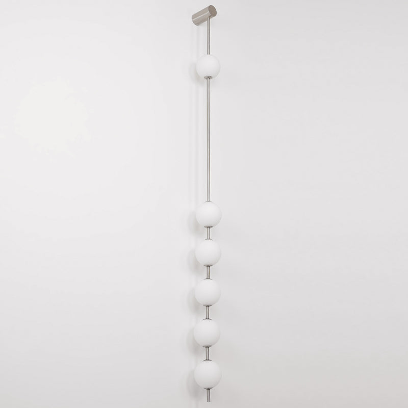 Vertical Balls Wall Lamp - LED Brass Sconce for Indoor Use
