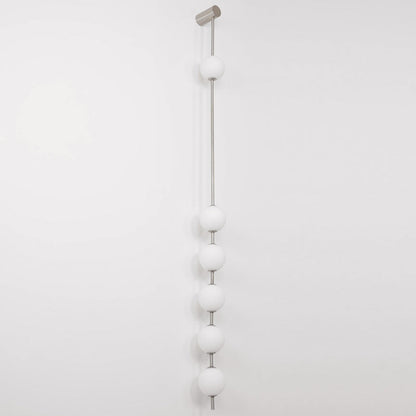 Vertical Balls Wall Lamp - LED Brass Sconce for Indoor Use