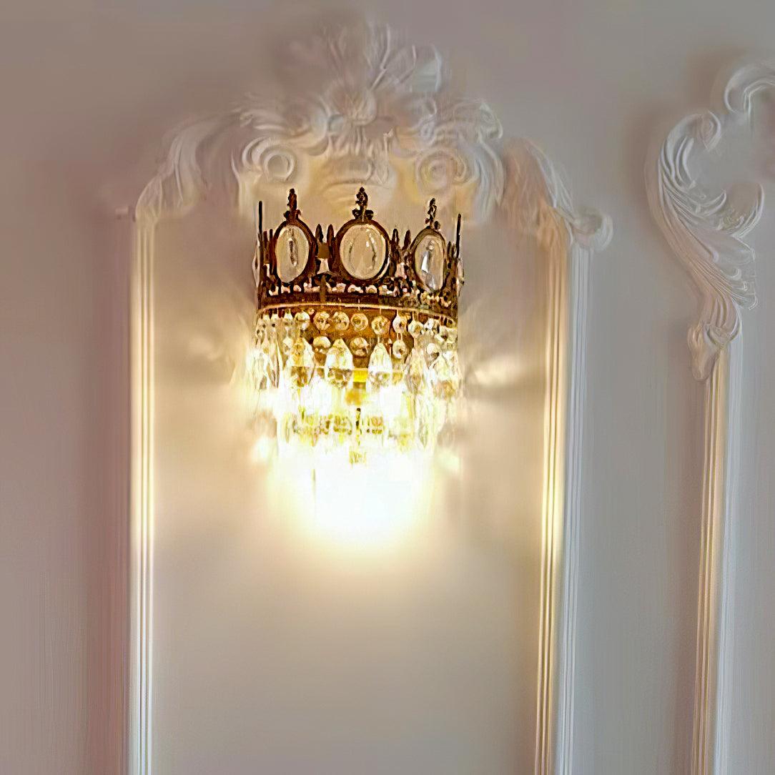 Vintage Crystal Wall Lamp Sconce LED Indoor Lighting