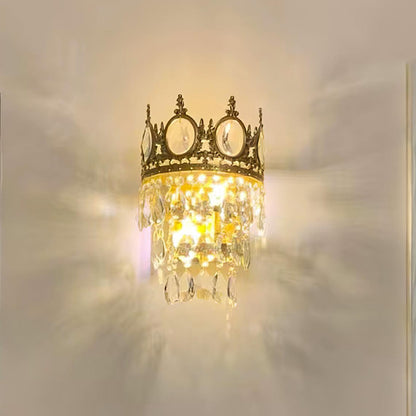 Vintage Crystal Wall Lamp Sconce LED Indoor Lighting