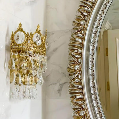 Vintage Crystal Wall Lamp Sconce LED Indoor Lighting