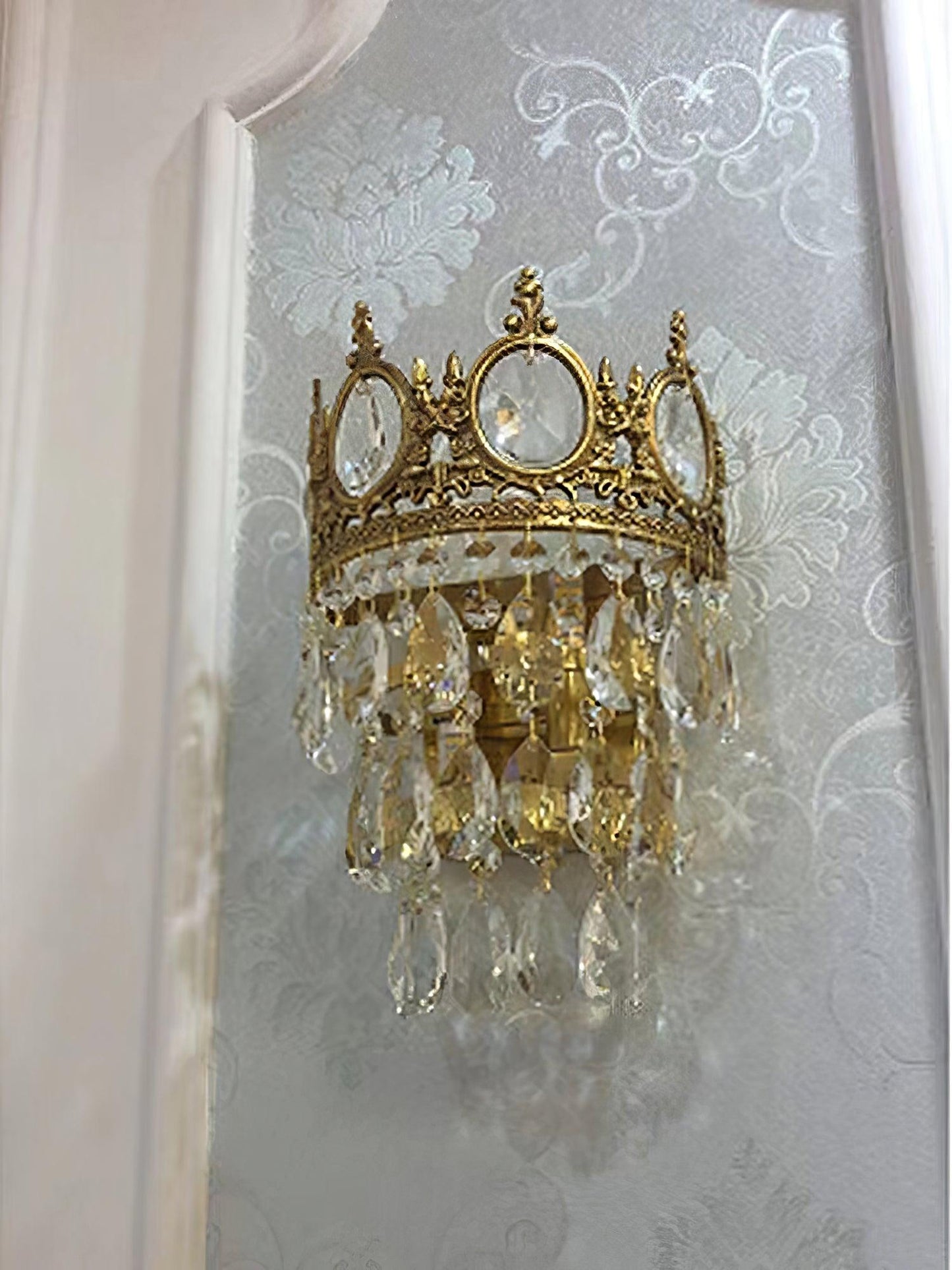Vintage Crystal Wall Lamp Sconce LED Indoor Lighting