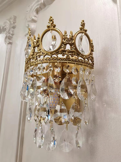 Vintage Crystal Wall Lamp Sconce LED Indoor Lighting